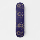 Celestial Moon & Sun Theme Persoonlijk Skateboard (Voorkant)