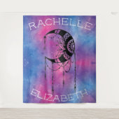 Celestial Moon Tapestry Wandkleed (Voorkant)