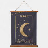 Celestial Moon Tarot Kaart Hangend Wandkleed (Voorkant)