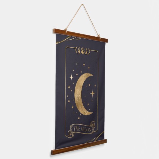 Celestial Moon Tarot Kaart Hangend Wandkleed (Gebogen)