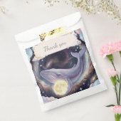 Celestial Moon “Thank You” Favor Bag Bedankzakje (Gezegeld)