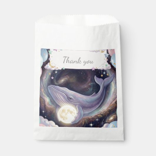 Celestial Moon “Thank You” Favor Bag Bedankzakje (Voorkant)