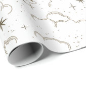 Celestial Moon Theme Cadeaupapier (Rol Hoek)