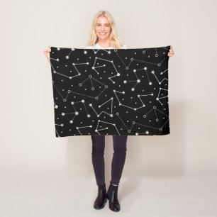 Celestial Moon Theme Fleece Deken