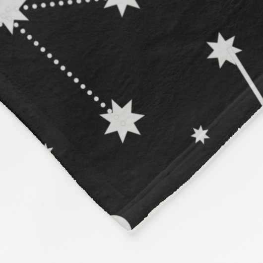 Celestial Moon Theme Fleece Deken (Hoek)