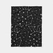 Celestial Moon Theme Fleece Deken (Voorkant)