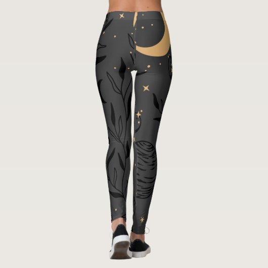 Celestial Moon Theme Leggings (Achterkant)