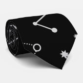 Celestial Moon Theme Stropdas (Opgerold)