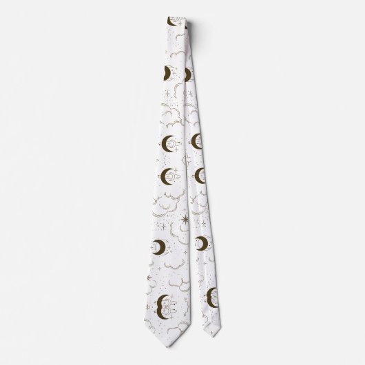 Celestial Moon Theme Stropdas (Voorkant)