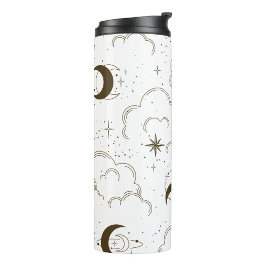 Celestial Moon Theme Thermosbeker (Gedraaid links)