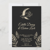 Celestial Moon Wedding Invite Kaart (Voorkant)