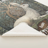 Celestial Moonlight en Celtic Hare Natuur Lovers Sherpa Deken (3/4)