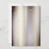 Celestial Moons,Stars Magical Bridal Luncheon  Kaart (Achterkant)