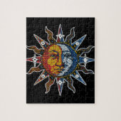 Celestial Mosaic Sun en Moon Legpuzzel (Verticaal)