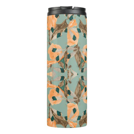 Celestial mot vlinder patroon thermosbeker (Achterkant)