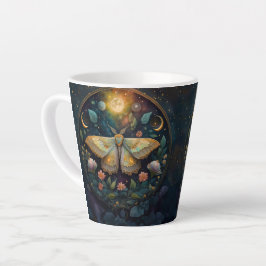 Celestial Moth and Moon Phases – Enchanted Night Latte Mok