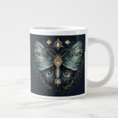 Celestial Moth Dark Aesthetic Coffee Mug Grote Koffiekop (Rechts)