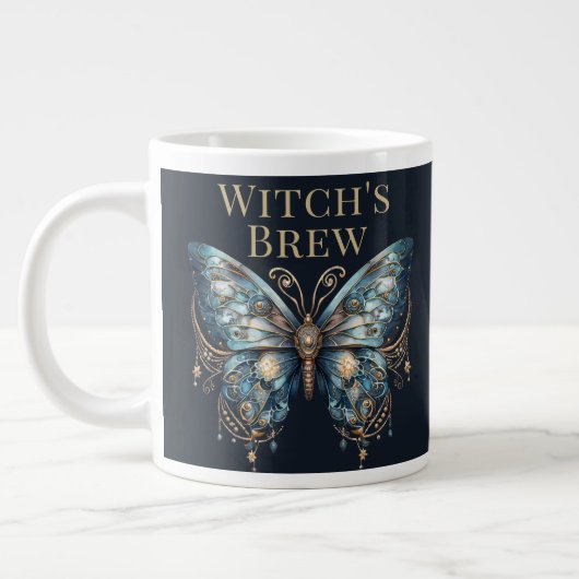 Celestial Moth Dark Aesthetic Mug Grote Koffiekop (Links)