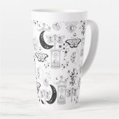 Celestial Moth, gothic, wittig Latte Mok (Rechterhoek)