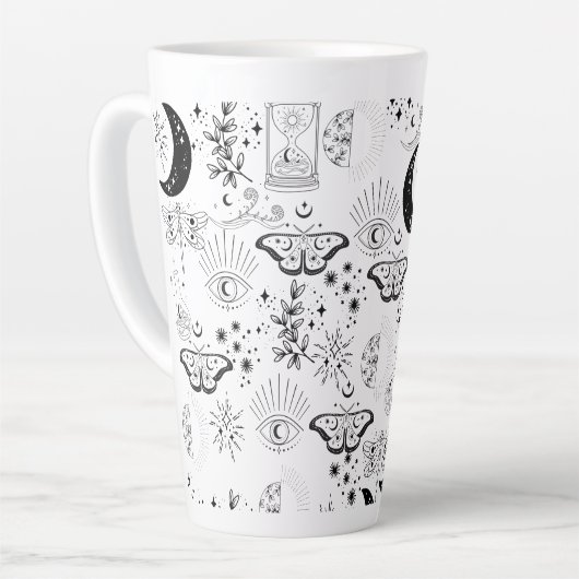 Celestial Moth, gothic, wittig Latte Mok (Linkerhoek)