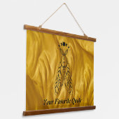 Celestial Moth Hanging Tapestry Hangend Wandkleed (Gebogen)