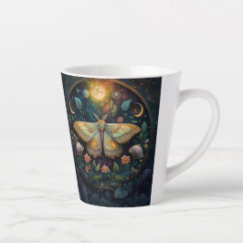 Celestial Moth & Moon Phases – Enchanted Night Latte Mok