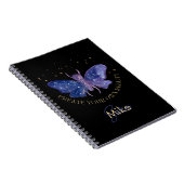 Celestial Moth Personalized Notitieboek (Rechterzijde)