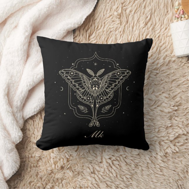 Celestial Moth Personalized Sierkussen (Deken)