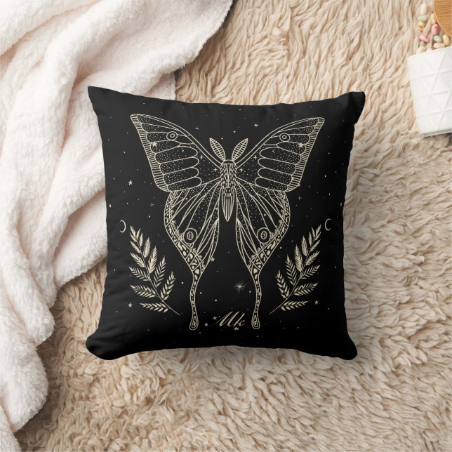 Celestial Moth Personalized Sierkussen (Deken)