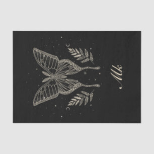 Celestial Moth Personalized Sierkussen Tissuepapier