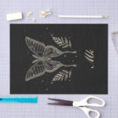 Celestial Moth Personalized Sierkussen Tissuepapier (Craft)