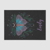 Celestial Moth Personalized Tissuepapier (Voorkant)