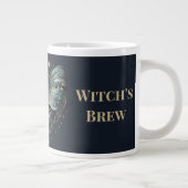 Celestial Moth Witch’s Brew – Elegant Gothic Mug Grote Koffiekop (Rechts)