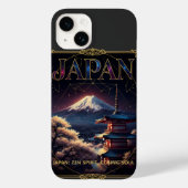 Celestial Mount Fuji Japan Pagoda Travel Art Case-Mate iPhone Case (Achterkant)