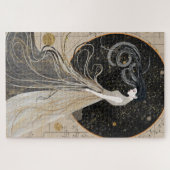Celestial Muse Dreamy Cosmic Woman Legpuzzel (Horizontaal)