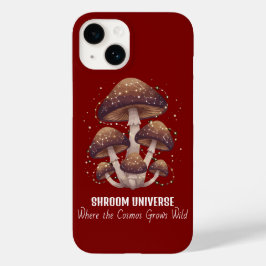 Celestial Mushroom Constellation Universe Case-Mate iPhone 14 Hoesje