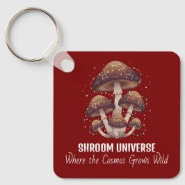 Celestial Mushroom Constellation Universe Sleutelhanger