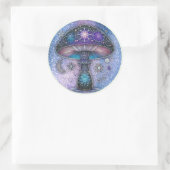 Celestial Mushroom Sticker Mystiek Kosmisch Ontwer (Tas)