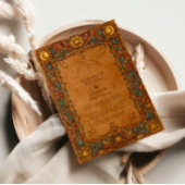 Celestial Mystic Baroque Wedding Kaart