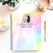 Celestial Mystic Moon Goddess Rainbow gepersonalis Notitieboek