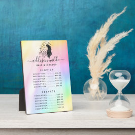 Celestial Mystic Moon Goddess Rainbow Price List Fotoplaat
