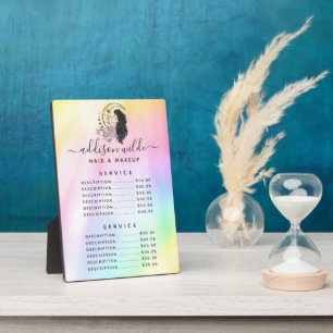 Celestial Mystic Moon Goddess Rainbow Price List Fotoplaat