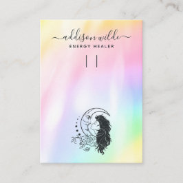 Celestial Mystic Moon Goddess Sleutelhanger Displa Visitekaartje