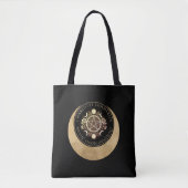 Celestial Mystic Moon Jewelry Designer Tote Bag (Voorkant)