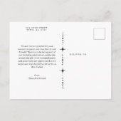 Celestial Mystical Elements Bedankt Briefkaart (Achterkant)