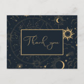 Celestial Mystical Elements Bedankt Briefkaart (Voorkant)