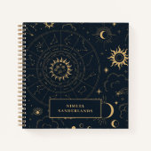 Celestial Mystical Elements Starsign Notitieboek (Voorkant)