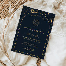 Celestial Mystical Elements Starsign Wedding