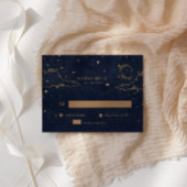 Celestial Mystical Gold RSVP Response Kaart