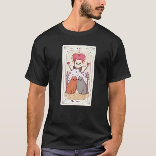 Celestial Mystical Witch Vibes Spirituele Moon Pha T-shirt (Voorkant)